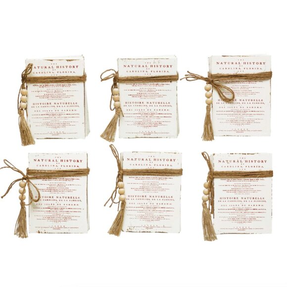 Holiday Wood Book Block Decor - Picture 2 of 5